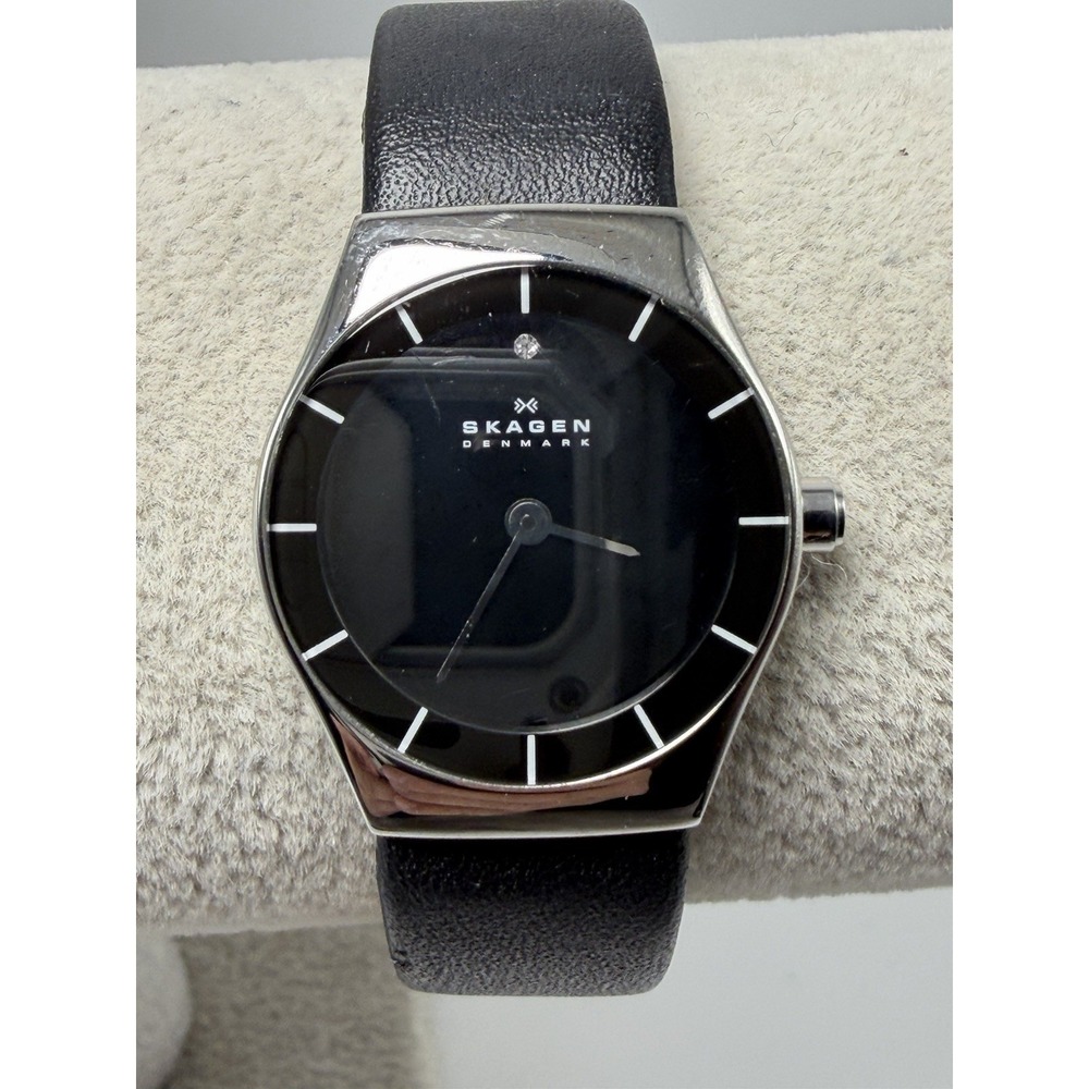 Skagen SKW2048 New Battery Ladies Watch 23MM 7.75" Leather Band